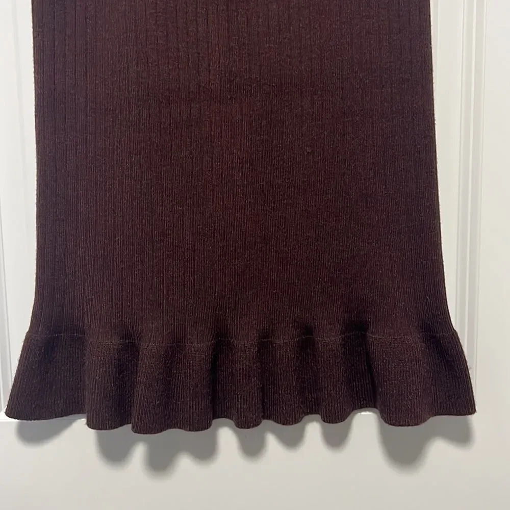 Girls Ruffle Hem Knit Skirt size 10-12 - Picture 6 of 7